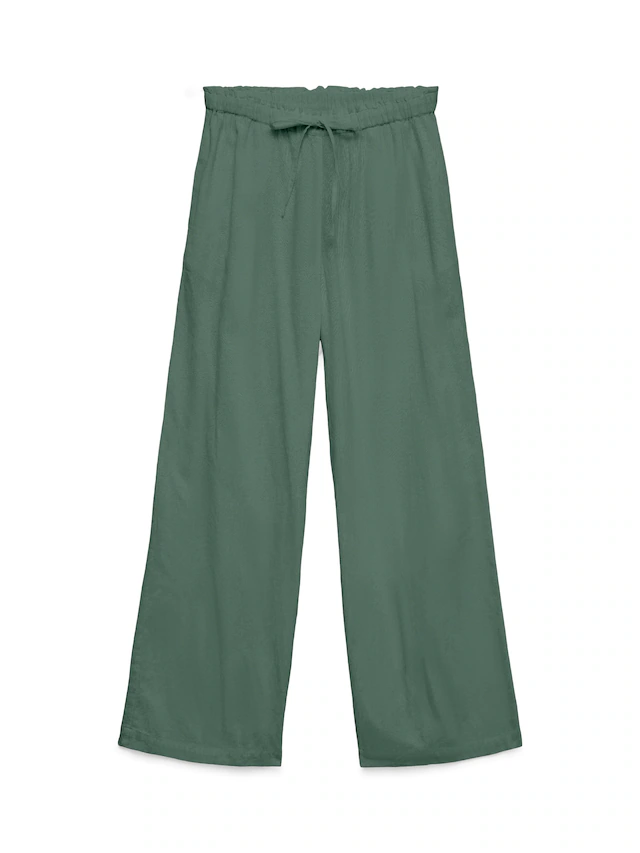 Vero Moda Schlupfhose »VMDICTHE NW WIDE TIE PANT WVN GA« Baumwolle, oversize