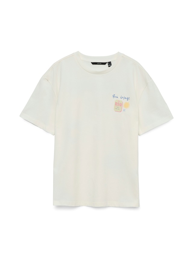 Vero Moda T-Shirt »VMNINNA MIA SS TOP BOX JRS« Baumwolle, Rückenprint