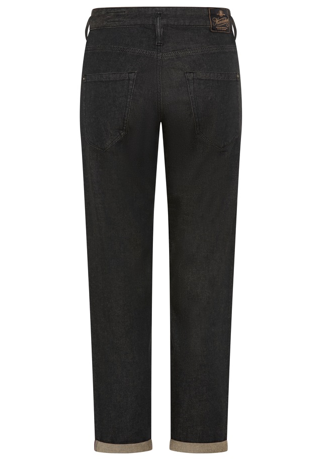 Herrlicher Boyfriend-Jeans »Shyra Tap Denim Grey Light Stretch« High Waist mit Umschlagsaum