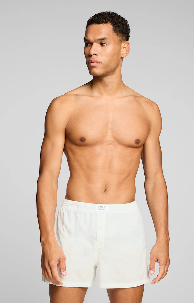Levi's® Webboxer »LEVIS MEN WOVEN BOXER 2P« mit Eingriff, Baumwolle, weites Bein
