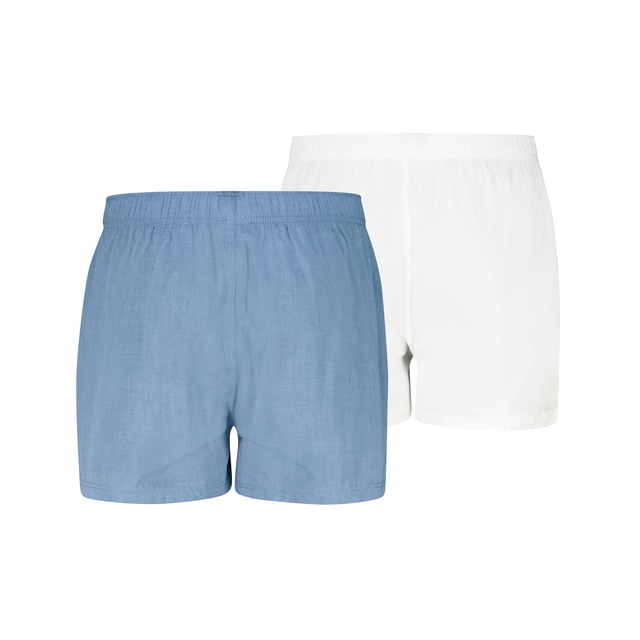 Levi's® Webboxer »LEVIS MEN WOVEN BOXER 2P« mit Eingriff, Baumwolle, weites Bein