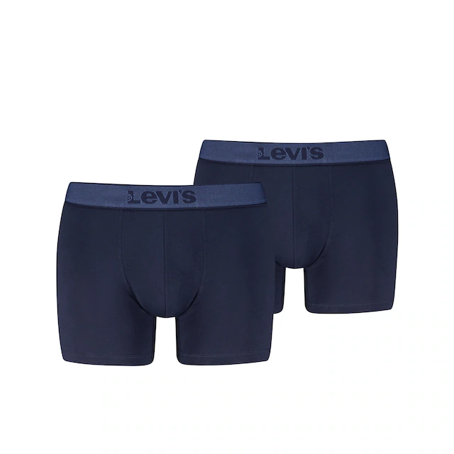 Levi's® Boxershorts »LEVIS MEN TWILL WB BOXER BRIEF 2P« ohne Eingriff, Stretchbund