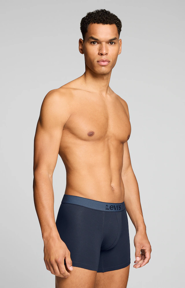 Levi's® Boxershorts »LEVIS MEN TWILL WB BOXER BRIEF 2P« ohne Eingriff, Stretchbund