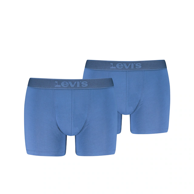 Levi's® Boxershorts »LEVIS MEN TWILL WB BOXER BRIEF 2P« ohne Eingriff, Stretchbund