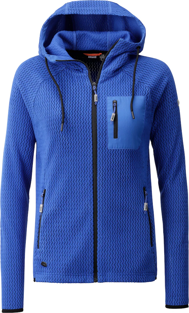 LPO Fleecejacke »Weya« mit Kapuze auch in Großen Größen