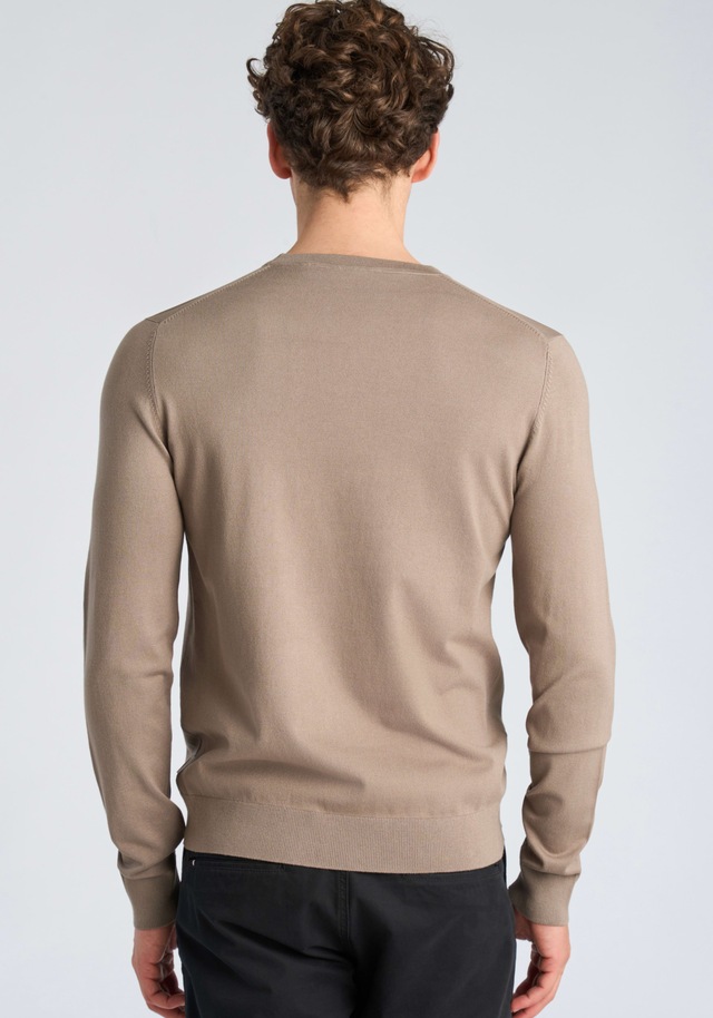 LINDBERGH Strickpullover mit Rundhals / Viskose / unifarben