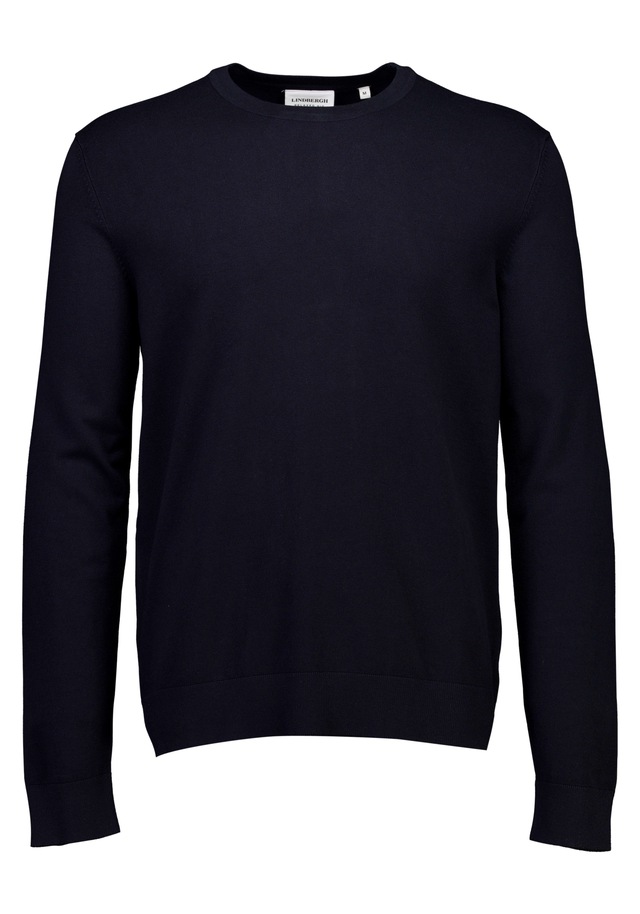 LINDBERGH Strickpullover mit Rundhals / Viskose / unifarben