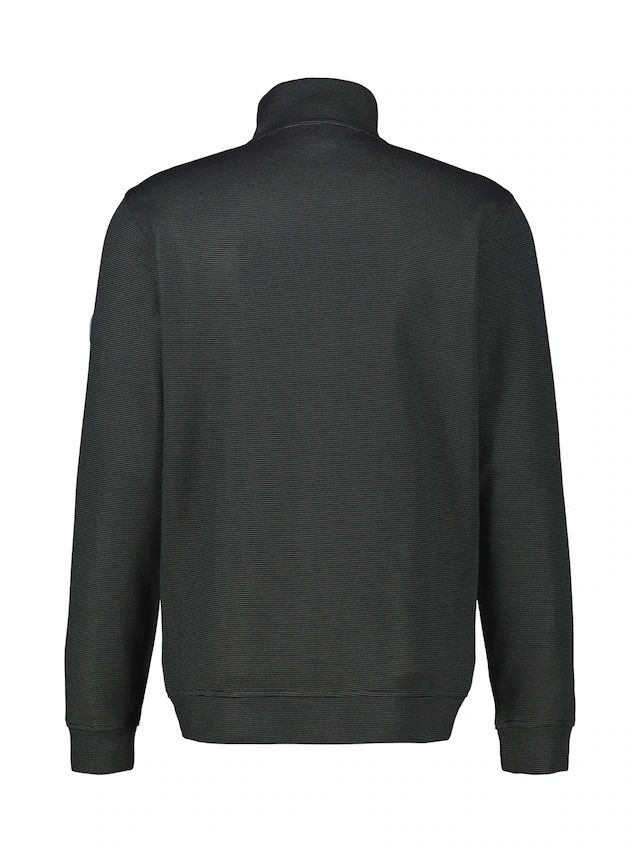 LERROS Sweatjacke »Sweatjacke aus Baumwollmischgewebe« Jacke im Baumwollmix mit Reißverschluss, Stehkragen und Seitentaschen