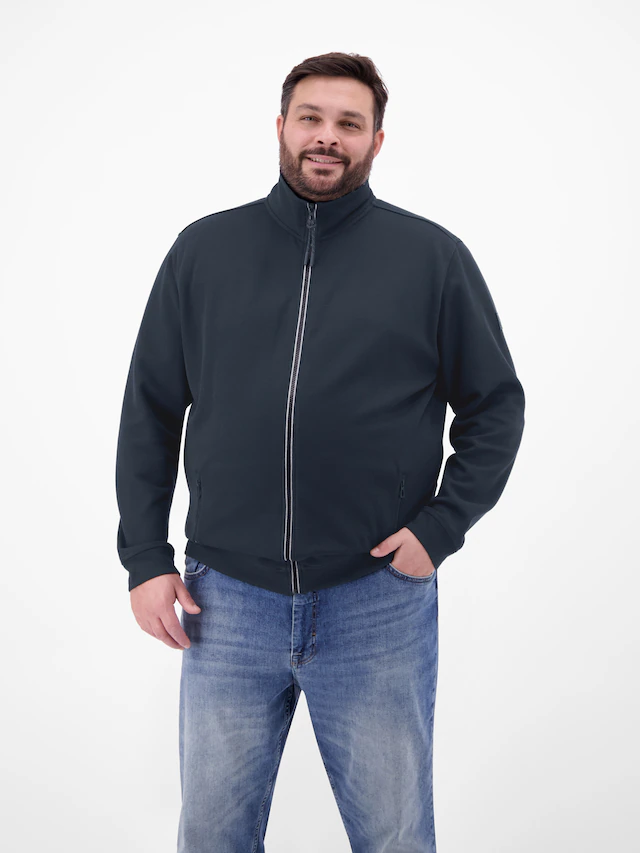 LERROS Sweatjacke »Sweatjacke aus weichem Baumwollmischgewebe«