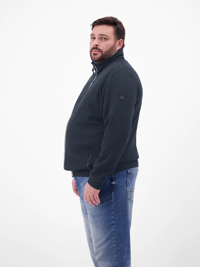 LERROS Sweatjacke »Sweatjacke aus weichem Baumwollmischgewebe«