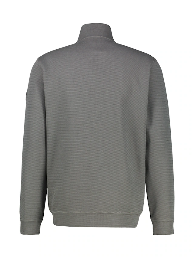 LERROS Sweatjacke »Sweatjacke aus Baumwollmischgewebe« Jacke im Baumwollmix mit Reißverschluss, Stehkragen und Seitentaschen