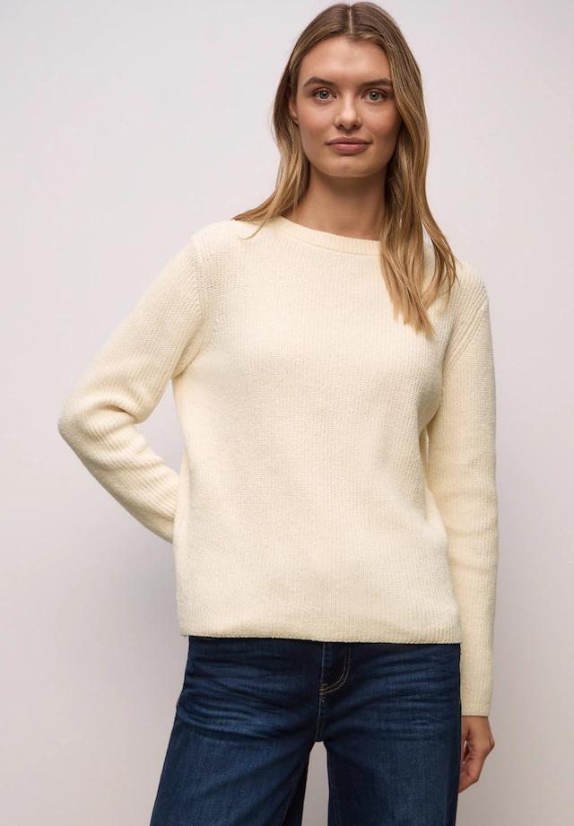 STREET ONE Strickpullover mit U-Boot-Ausschnitt