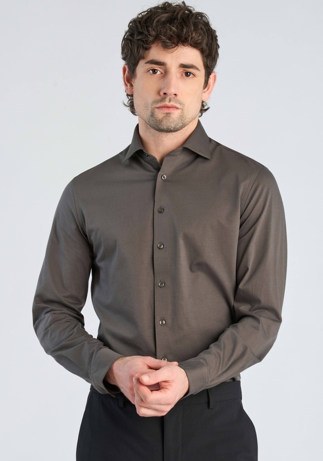 LINDBERGH Businesshemd »Business-Casual-Hemd (Langarm) Relaxed Fit«