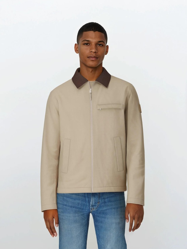 Joop Jeans Sommerjacke »Matok« ohne Kapuze Regular fit mit Umlegekragen