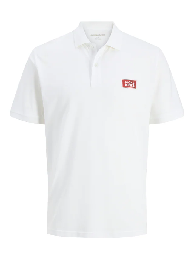 Jack & Jones Poloshirt »JJRUSH POLO SS« Baumwolle, regular fit