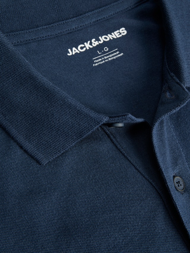 Jack & Jones Poloshirt »JJRUSH POLO SS« Baumwolle, regular fit