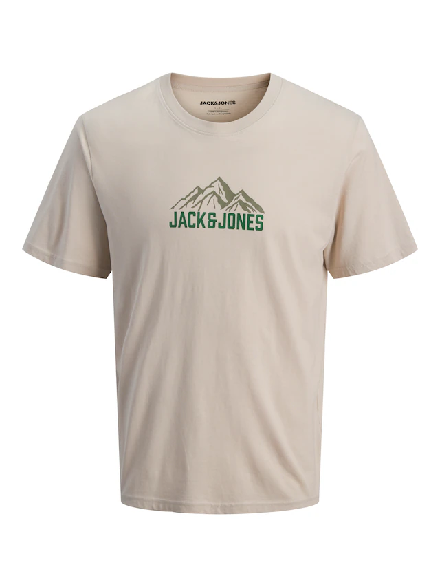 Jack & Jones T-Shirt »JJROCHE TEE SS CREW NECK« Baumwolle, regular fit