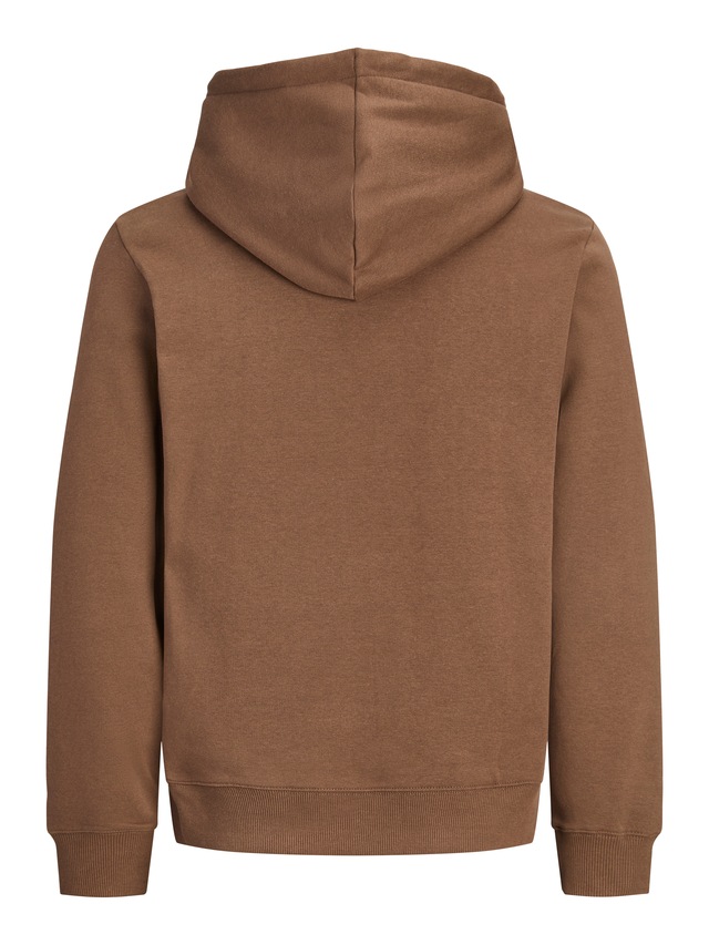 Jack & Jones Kapuzensweatjacke »JJAERO SWEAT ZIP HOOD« Materialmix, regular fit