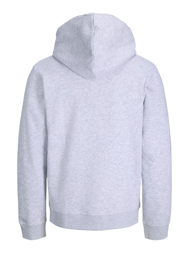 Jack & Jones Kapuzensweatjacke »JJAERO SWEAT ZIP HOOD« Materialmix, regular fit