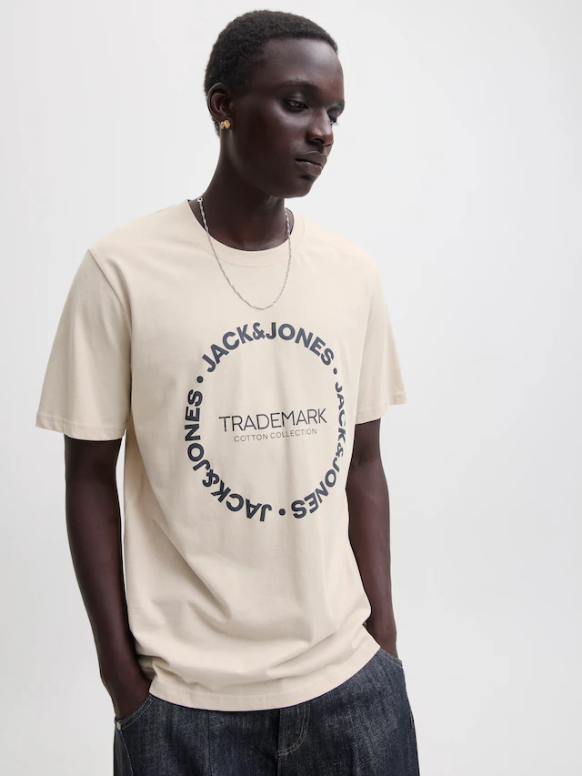 Jack & Jones T-Shirt »JJBENSON TEE SS CREW NECK« Baumwolle, regular fit