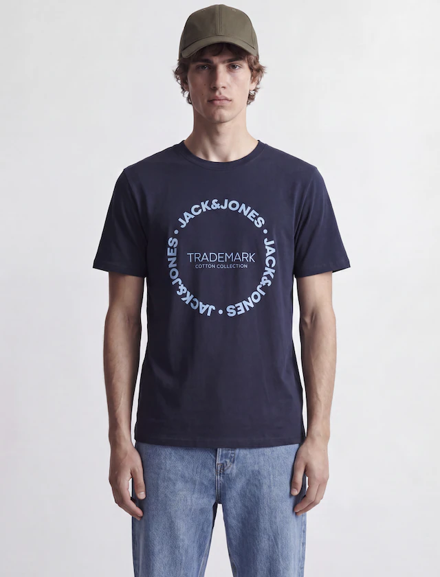 Jack & Jones T-Shirt »JJBENSON TEE SS CREW NECK« Baumwolle, regular fit