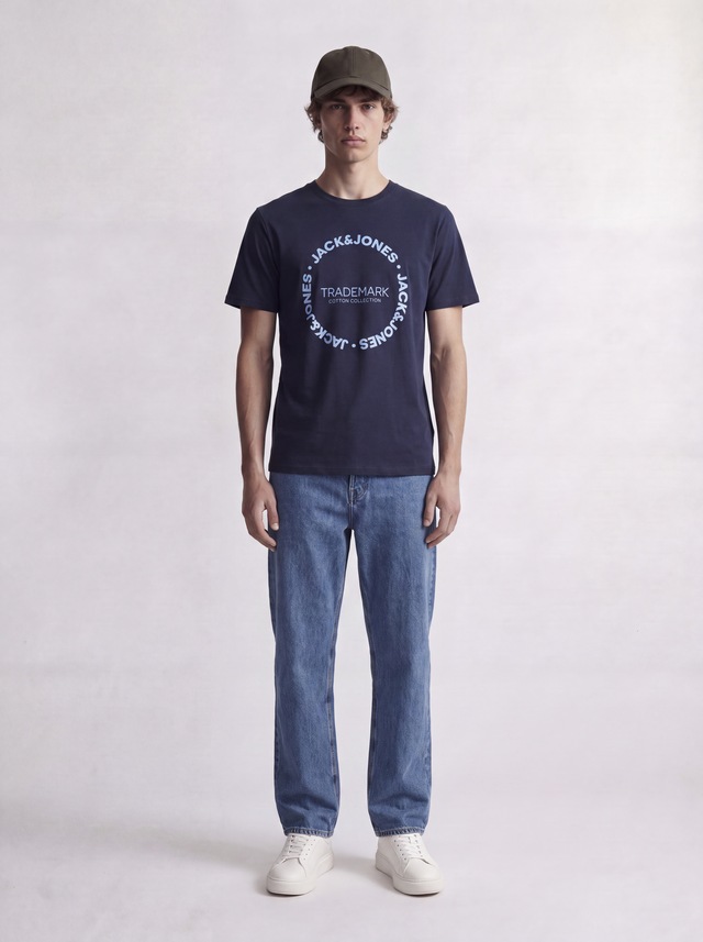 Jack & Jones T-Shirt »JJBENSON TEE SS CREW NECK« Baumwolle, regular fit