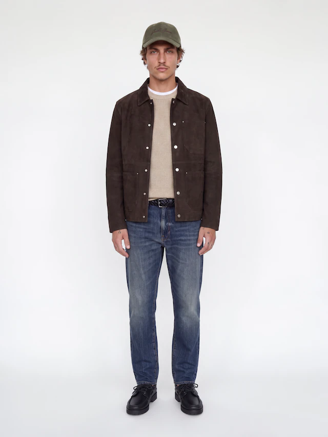 Jack & Jones Rundhalspullover »JJLUKE KNIT CREW NECK AW26« Materialmix, regular fit