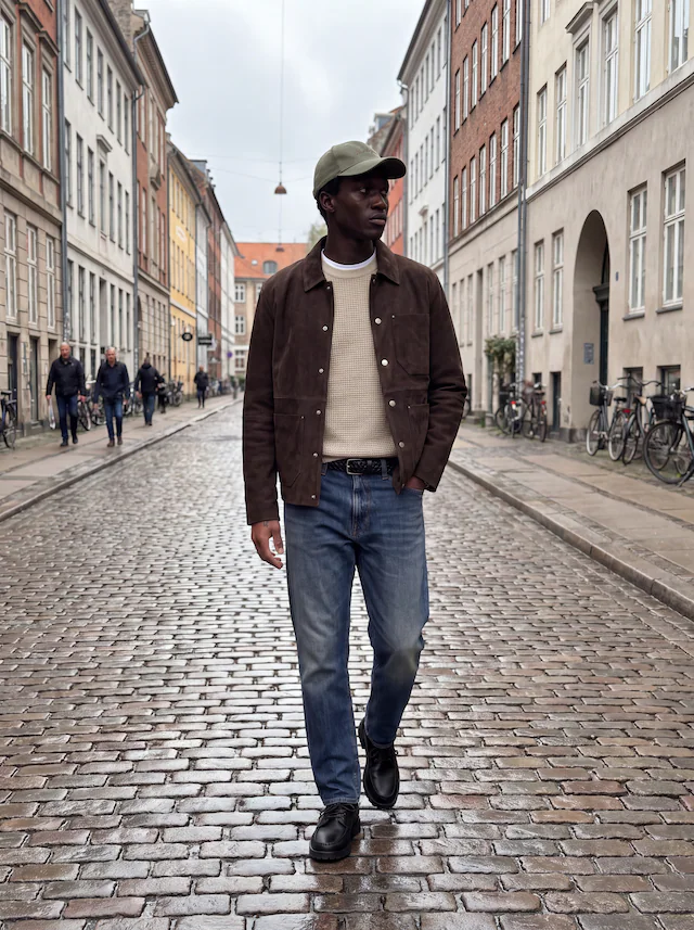 Jack & Jones Rundhalspullover »JJLUKE KNIT CREW NECK AW26« Materialmix, regular fit