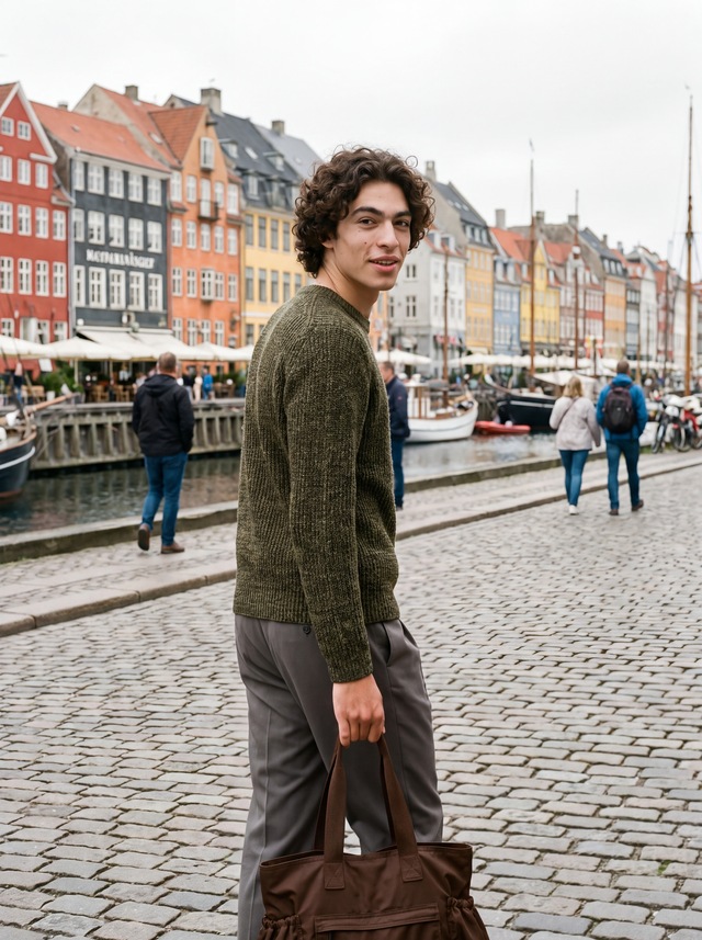 Jack & Jones Rundhalspullover »JJLUKE KNIT CREW NECK AW26« Materialmix, regular fit