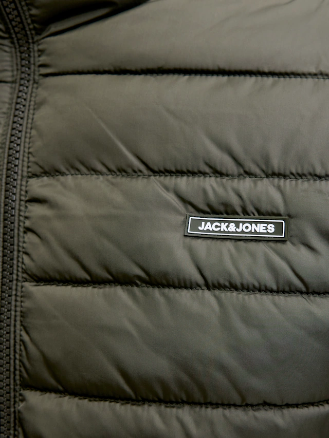 Jack & Jones Steppjacke »JJELVIS LIGHT PUFFER COLLAR« Kunstfaser, regular fit