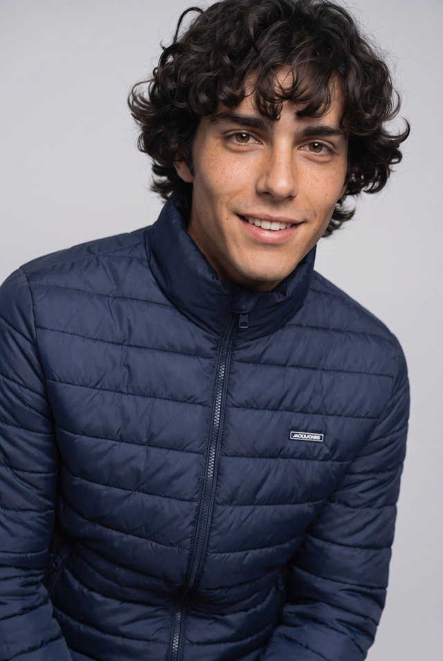 Jack & Jones Steppjacke »JJELVIS LIGHT PUFFER COLLAR« Kunstfaser, regular fit