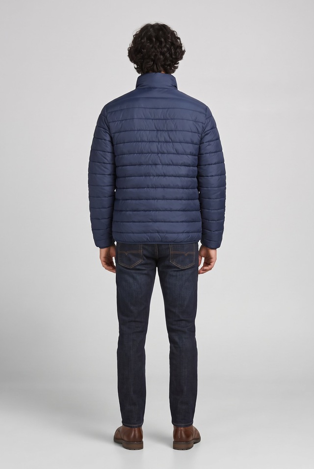 Jack & Jones Steppjacke »JJELVIS LIGHT PUFFER COLLAR« Kunstfaser, regular fit