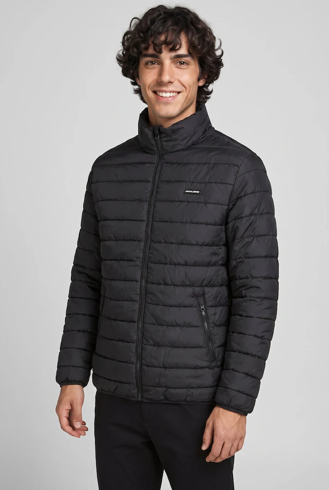 Jack & Jones Steppjacke »JJELVIS LIGHT PUFFER COLLAR« Kunstfaser, regular fit
