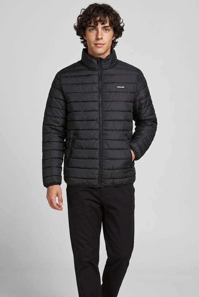 Jack & Jones Steppjacke »JJELVIS LIGHT PUFFER COLLAR« Kunstfaser, regular fit