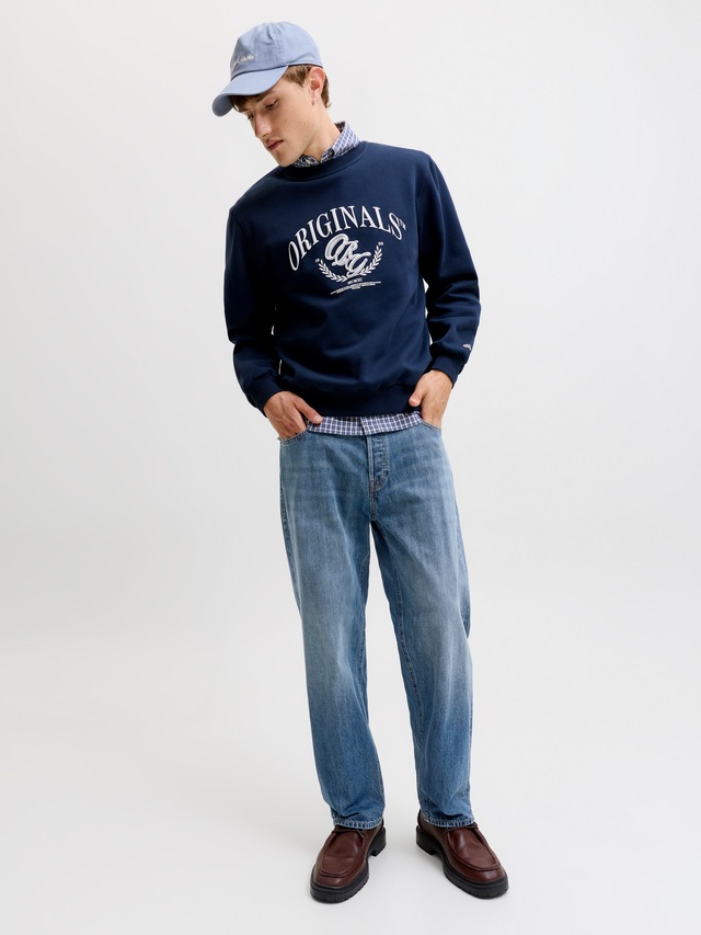 Jack & Jones »JJIEDDIE JJORIGINAL SQ« Baumwolle, loose fit