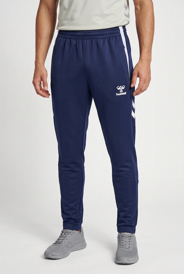 hummel Trainingshose »HMLLEAD 2.0 TRACK PANTS« aus Polyester, atmungsaktiv, mit verstellbarer Zugschnur im Bund