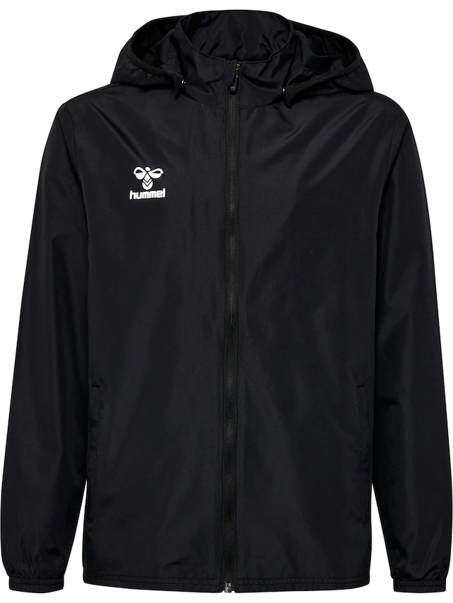 hummel Allwetterjacke »HMLESSENTIAL AW JACKET KIDS« mit Kapuze sportlicher Stil, atmungsaktiv, wasser- und schmutzabweisen