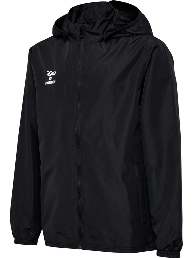hummel Allwetterjacke »HMLESSENTIAL AW JACKET KIDS« mit Kapuze sportlicher Stil, atmungsaktiv, wasser- und schmutzabweisen