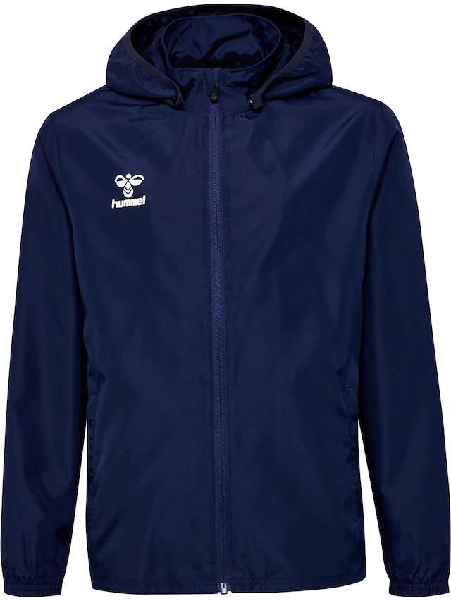 hummel Allwetterjacke »HMLESSENTIAL AW JACKET KIDS« mit Kapuze sportlicher Stil, atmungsaktiv, wasser- und schmutzabweisen