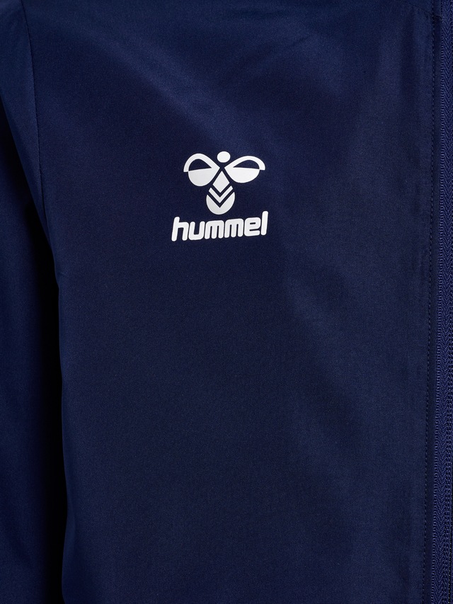 hummel Allwetterjacke »HMLESSENTIAL AW JACKET KIDS« mit Kapuze sportlicher Stil, atmungsaktiv, wasser- und schmutzabweisen