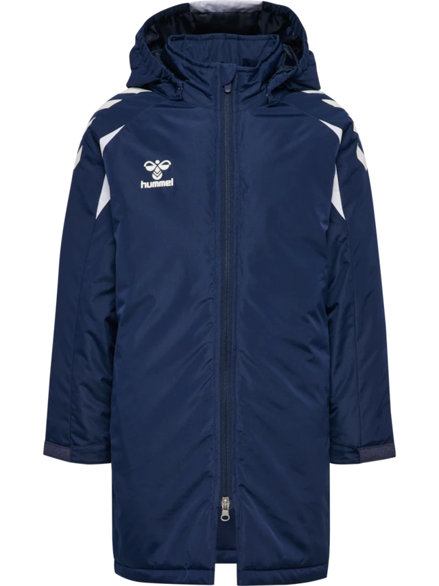 hummel Stadionjacke »HMLCORE 2.0 BENCH JACKET KIDS« für Kinder und Jugendliche, wärmend, für vor und nach dem Training