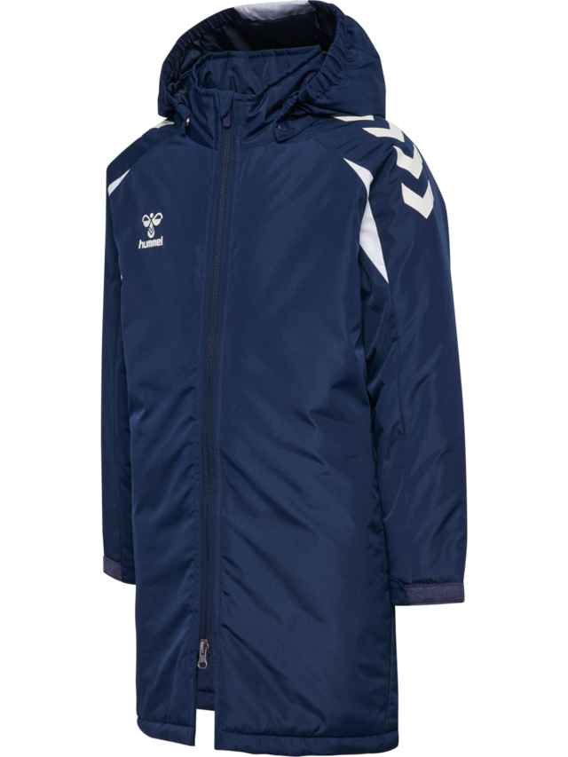 hummel Stadionjacke »HMLCORE 2.0 BENCH JACKET KIDS« für Kinder und Jugendliche, wärmend, für vor und nach dem Training