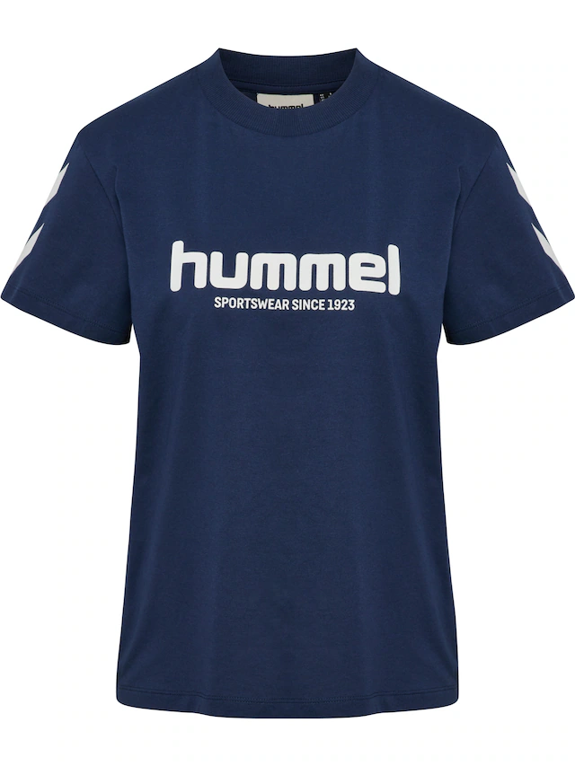 hummel T-Shirt »hmlLEGACY 2.0 W T-SHIRT S/S« kurzärmlig, mit Rundhalsausschnitt, aus Baumwolle, normale Länge