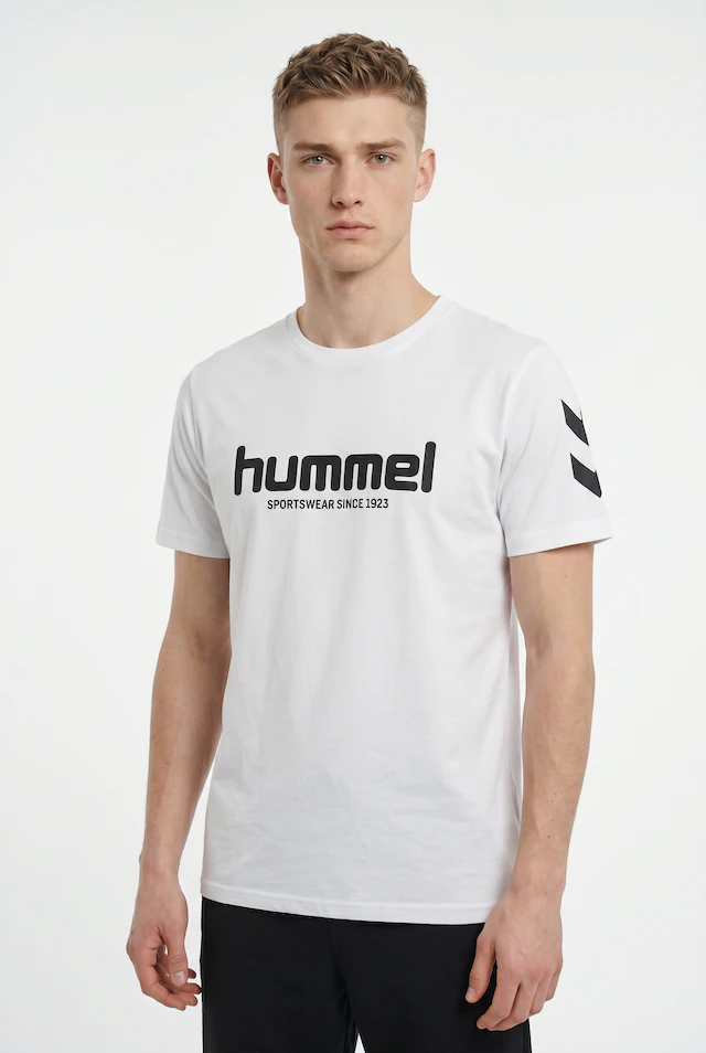hummel T-Shirt »HMLLEGACY 2.0 T-SHIRT S/S« kurze Ärmel, für sportliche Aktivitäten, aus Baumwolle