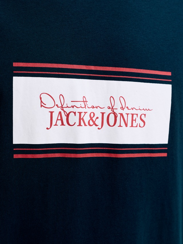 Jack & Jones PlusSize Rundhalsshirt »JJBUSTER TEE SS CREW NECK BTS SN PLS« Baumwolle, regular fit