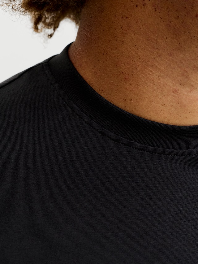 Jack & Jones PlusSize Rundhalsshirt »JJMUNK TEE SS CREW NECK SN PLS« Baumwolle, normal geschnitten