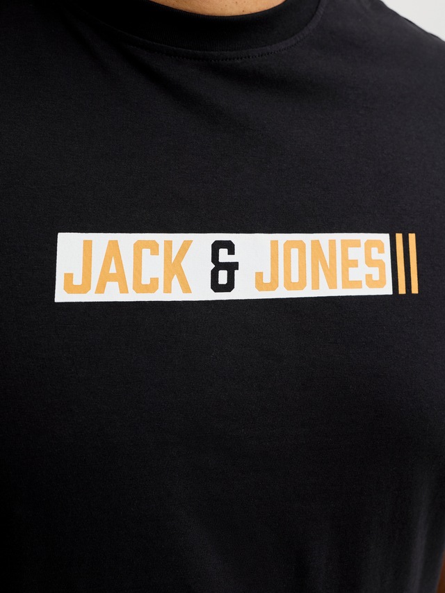 Jack & Jones PlusSize Rundhalsshirt »JJMUNK TEE SS CREW NECK SN PLS« Baumwolle, normal geschnitten