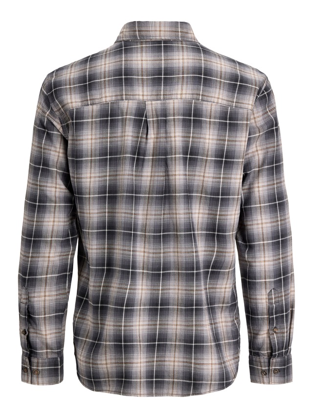 Jack & Jones PlusSize Langarmhemd »JJJAMES FLANNEL SHIRT L/S PLS« Baumwolle, regular fit