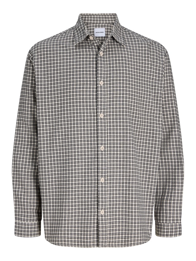 Jack & Jones PlusSize Langarmhemd »JJCARTER CHECK SHIRT LS SN PLS« Baumwolle, relaxed fit