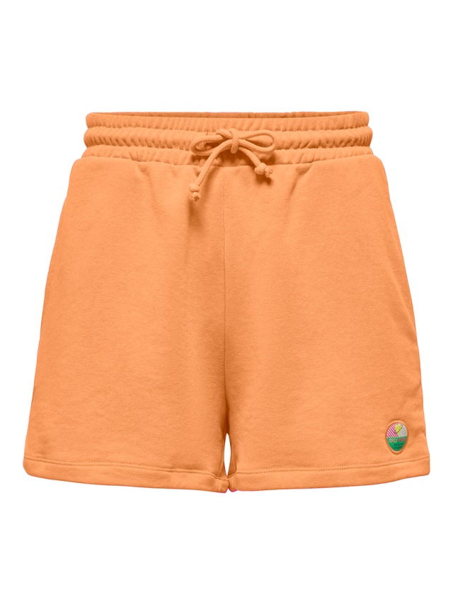 ONLY Sweatshorts »ONLMINNA SWEAT SHORTS CS SWT« Materialmix, regular fit